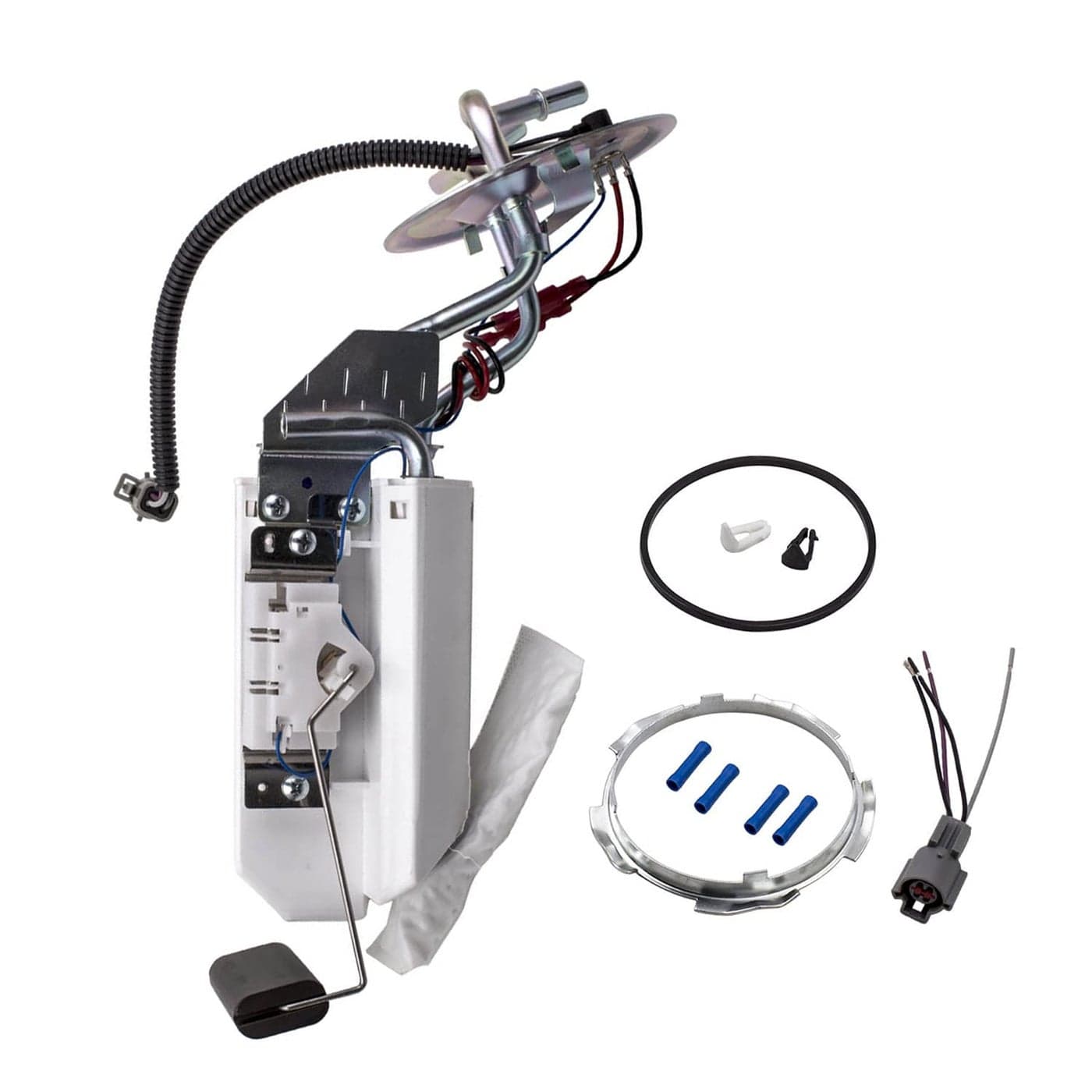Electric Fuel Pump Assembly Replacement for Compatible with 1990 1991 1992 1993 1994 1995 1996 Ford F150 F250 F350 1997 F250 HD After Axle Tank Steel Tank 18 Gal Tank Replaces SP2007H