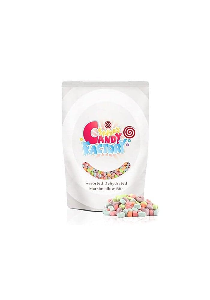 Sarahs Candy Factory Assorted Dehydrated Marshmallow Bits in Resealable Bag 1lb