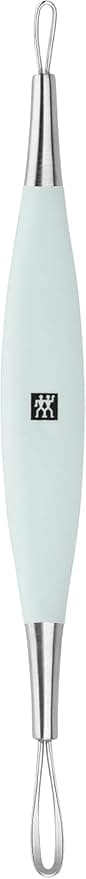 ZWILLING Professional Blackhead Remover with 2 Loops and Ergonomic Shape Stainless Steel Premium Mint