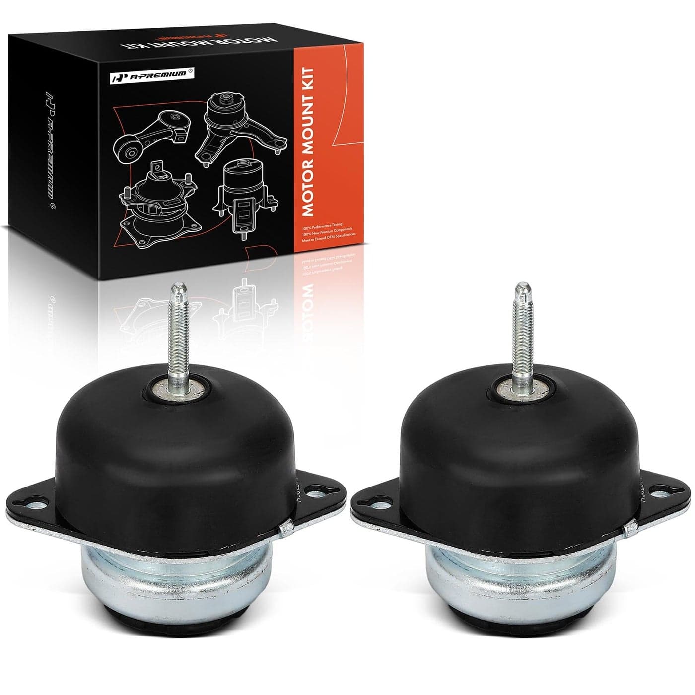 APremium 2PCS Front Left and Right Engine Motor Mount Set Compatible with Ford Mustang 20052019 37L 40L 46L 52L Replace 6R3Z6038A BR3Z6038B