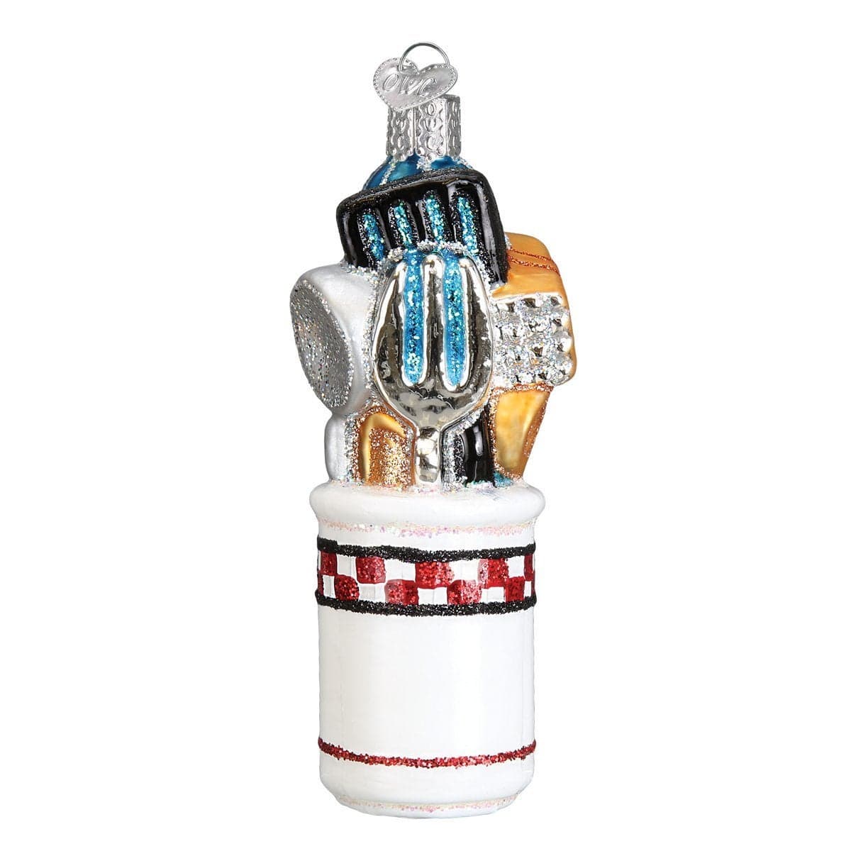 Old World Christmas Ornaments Chefs Collection Glass Blown Ornaments for Christmas Tree Utensils