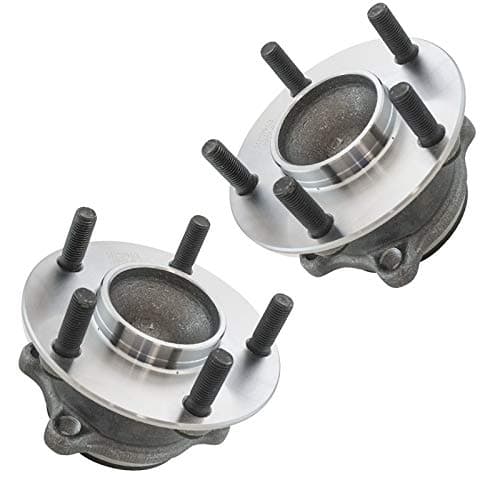 TRQ Rear Left and Right Wheel Bearing and Hub Assembly Set 2 Piece Compatible with 20142021 Mazda 6 20132021 CX5 Front Wheel Drive
