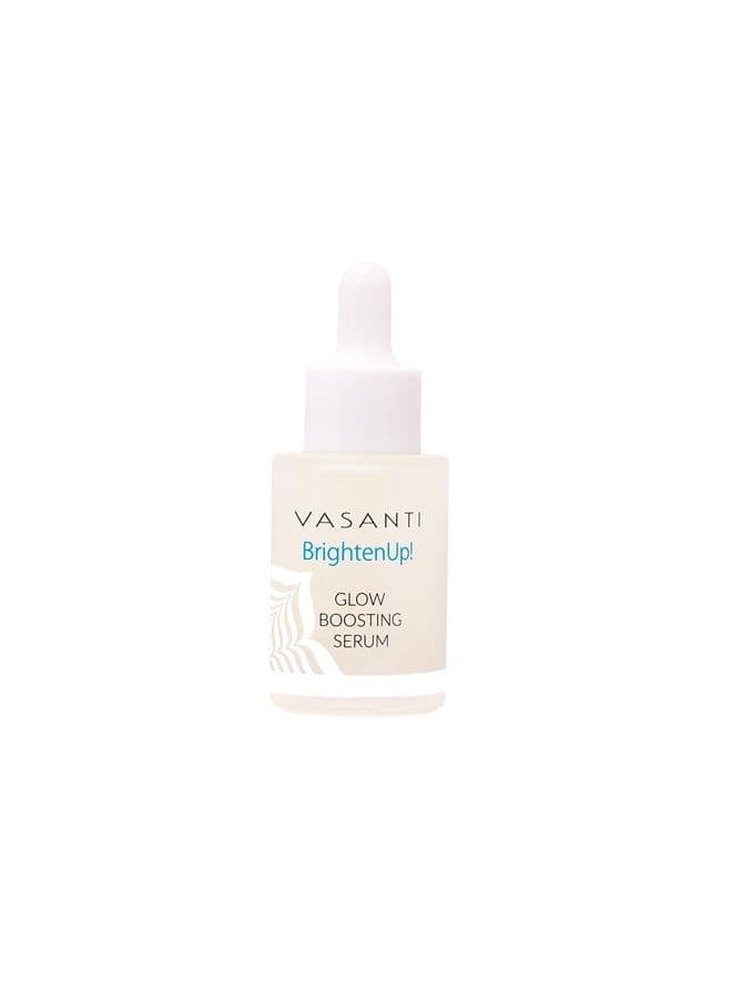 VASANTI Brighten Up! Glow Boosting Serum 30mL - Enriched with Vitamin C, Bearberry and Arbutin Infused Serum for Instant Glowing Skin