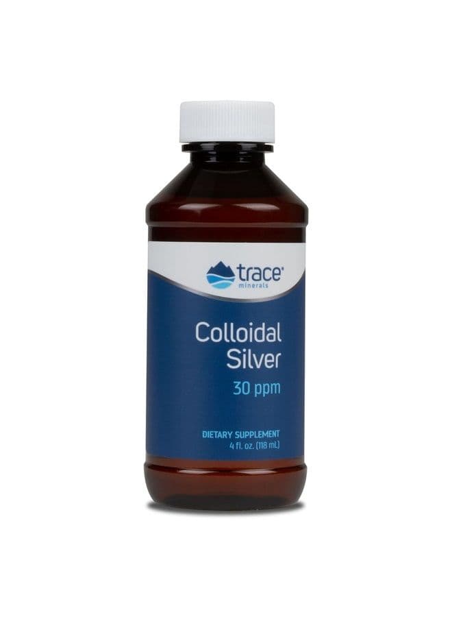 Colloidal Silver Liquid Spray | 30 PPM Safe Dose Bio-Active Silver Hydrosol Mineral Supplement, 99.99% Pure, Super-Oxygenated, Vegan | 120 Servings, 4 fl oz Bottle (1 Pack)