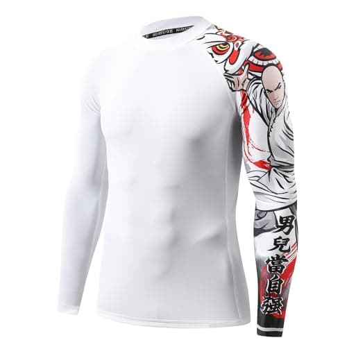 Men's Sun Shirt UPF 50+ Long Sleeve UV Protection Lightweight Rash Guard Swim Shirt Quick-Dry Outdoor T-Shirt Wong Feihung XL