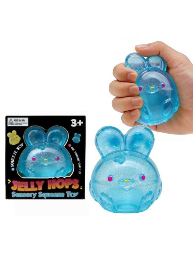 Adorable Squeezable Bunny Toy, made of soft TPR material, relieves stress. Its kawaii bunn...