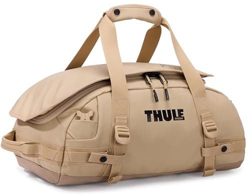 Thule Chasm 30L Duffel Bag WeatherResistant Materials Easy Packing Converts to Backpack Internal Pockets TravelReady