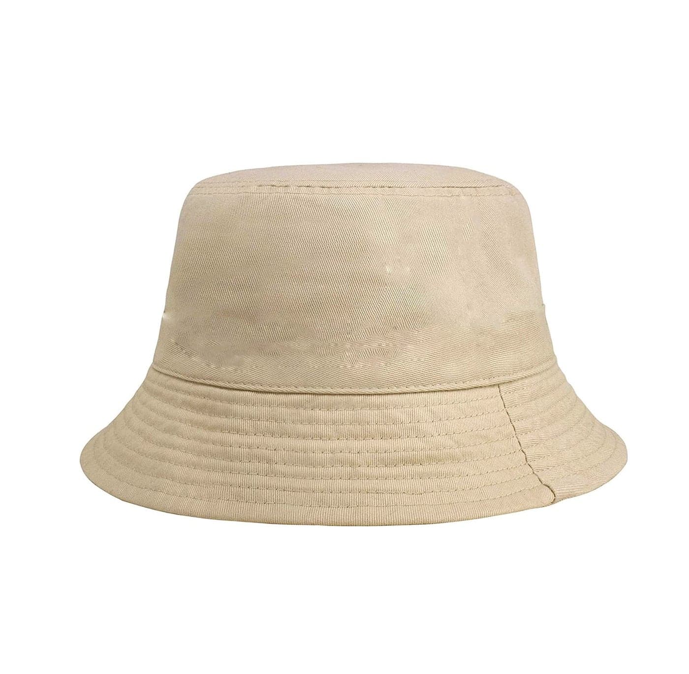 INFISPACE Unisex-Child Kid'S Cotton Bucket Sun-Hat For Sun Protection (Size: 21 Inches, Age: 3-7 Years) (Beige)