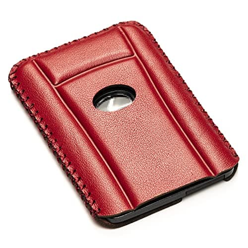 Vitodeco Leather Keyless SMARTACCESS Key Card Case Compatible with Lexus LX570, Lexus LS460, Lexus ES, Lexus LX600 2016 - 2025 (Card, Red)