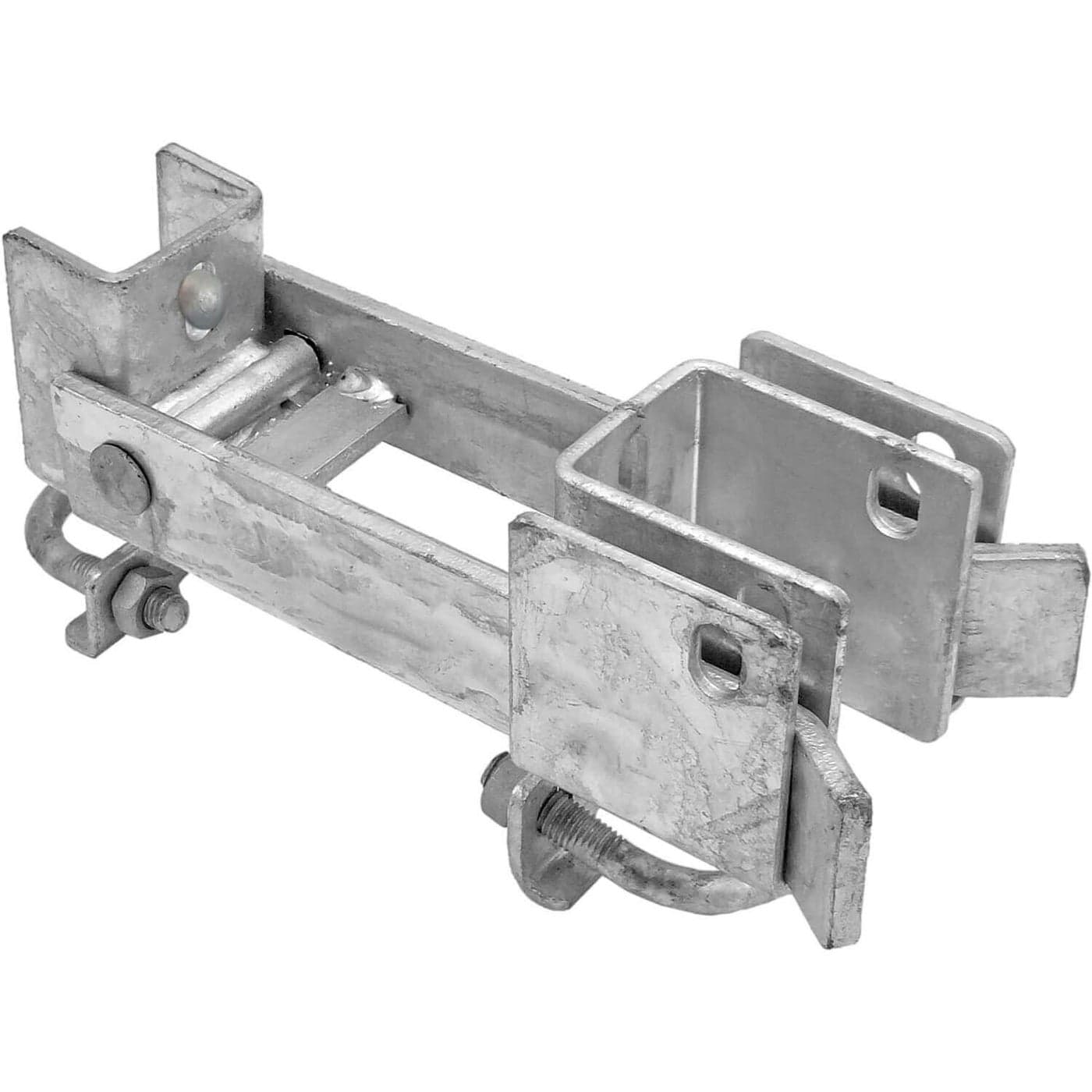 Jake Sales Chain Link Commercial Strong Arm Double Gate Latch Latches Two Gates Together Without The Need of a Drop Rod Chain Link Double Gate Latch for 158inches Thru 2inches Gate Frames