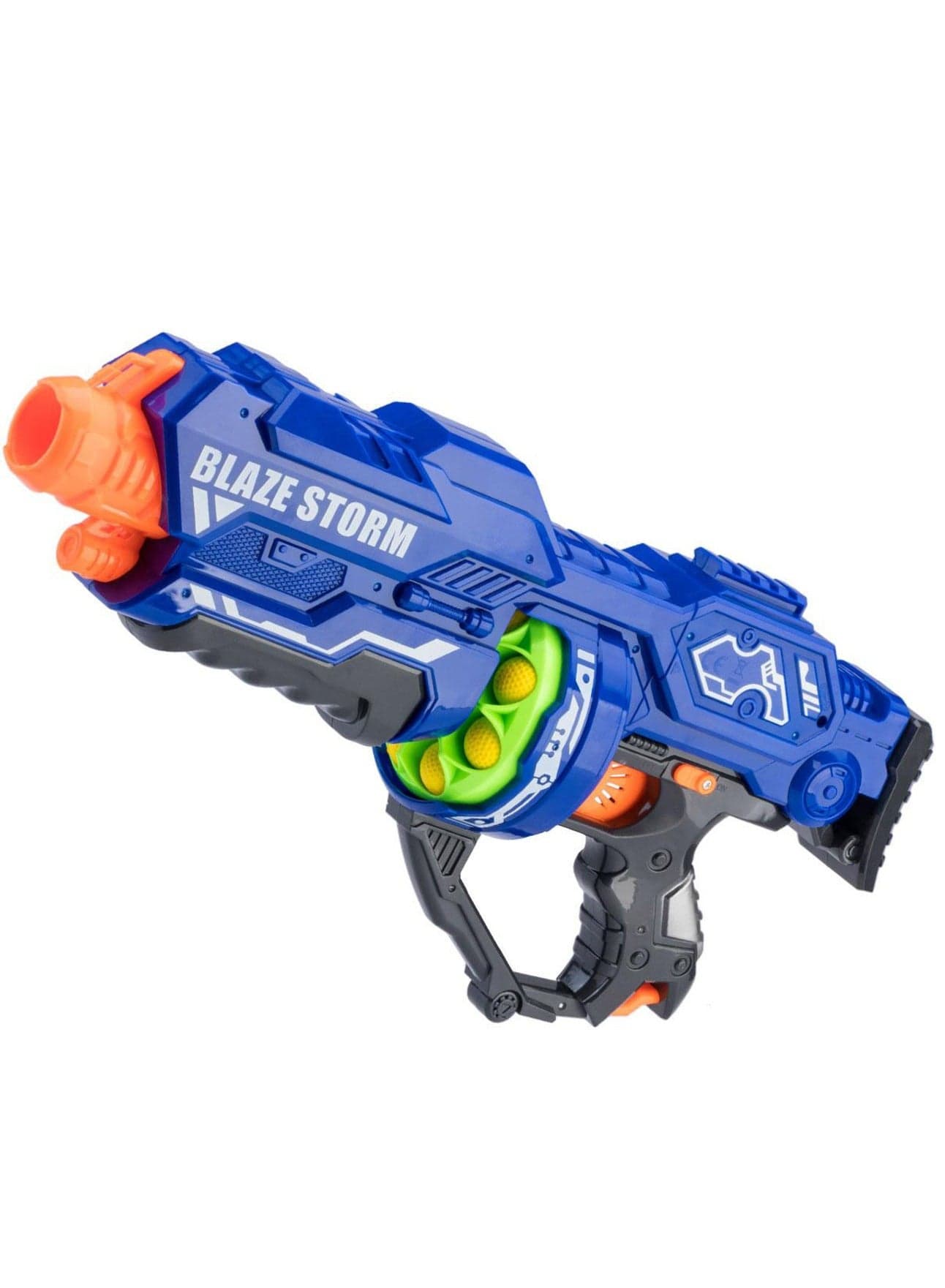 Battery Operated Soft Ball Blaster – Automatic Foam Ball Launcher Toy for Kids – Includes 12 Soft Balls – Outdoor Play Set