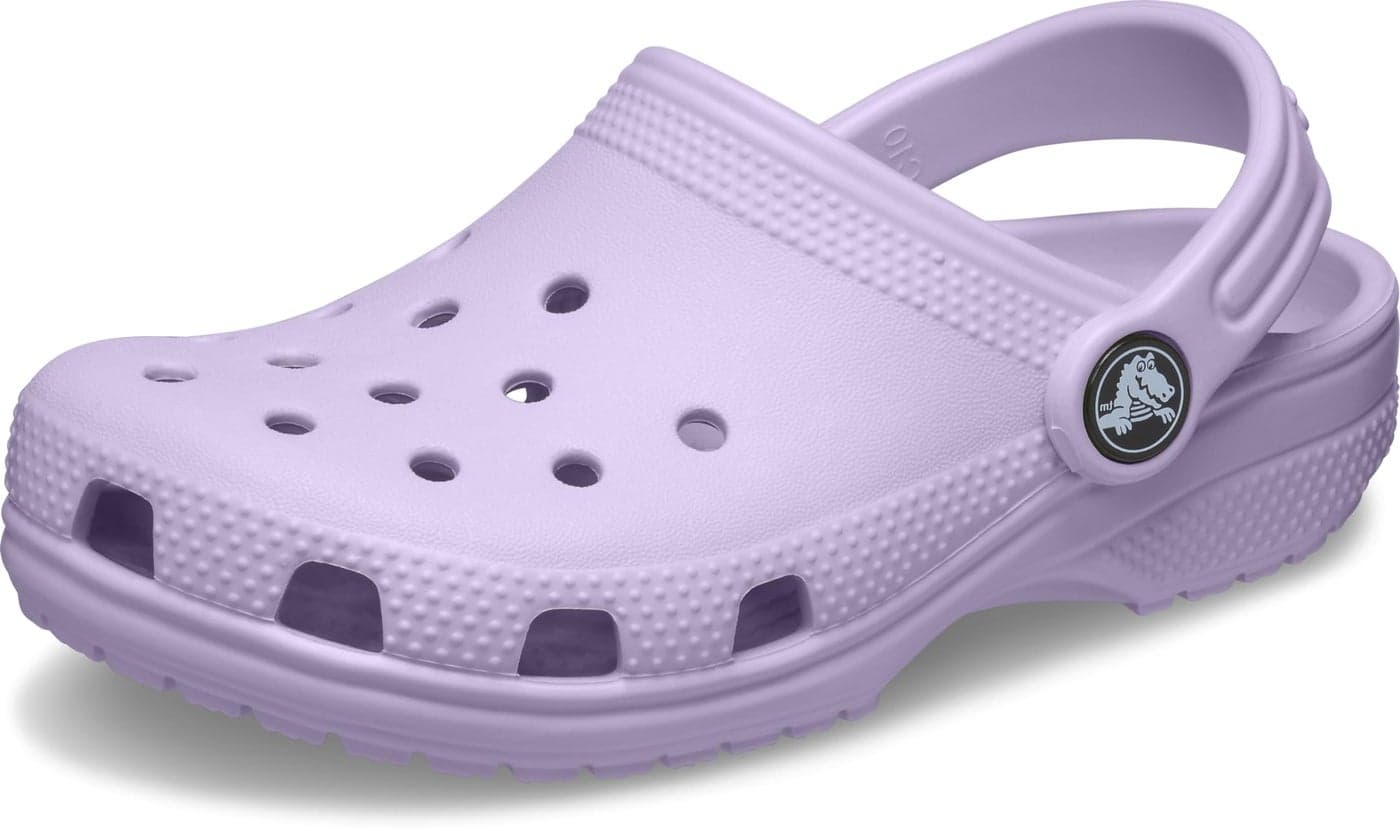 Crocs Kids Classic Clog (Toddler) - Clogs for Kids - Synthetic Upper - Ventilation Holes - Round Toe Lavender 9 Toddler M