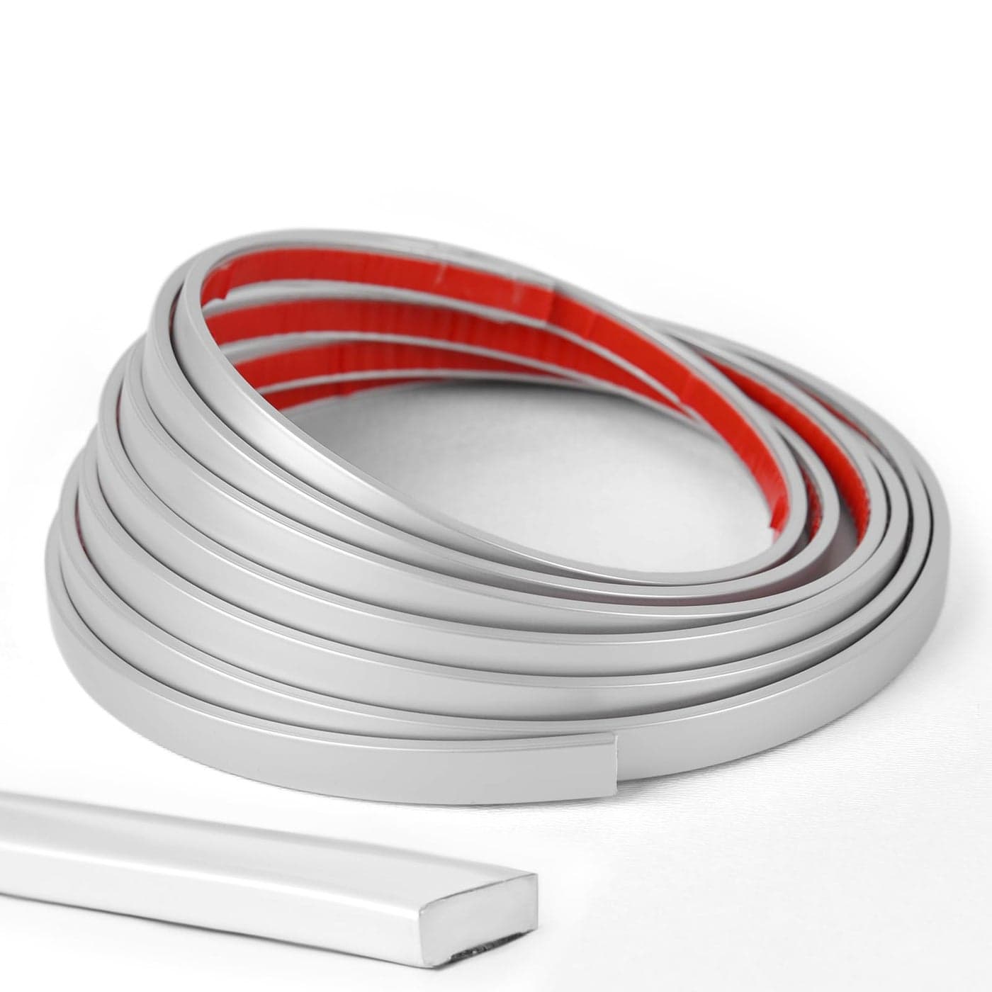 Wowstar 10 Ft Peel and Stick Trim Molding Trim for Walls Edges Borders Window Frames Backsplash Tiles Flexible and Self Adhesive Trim Silver