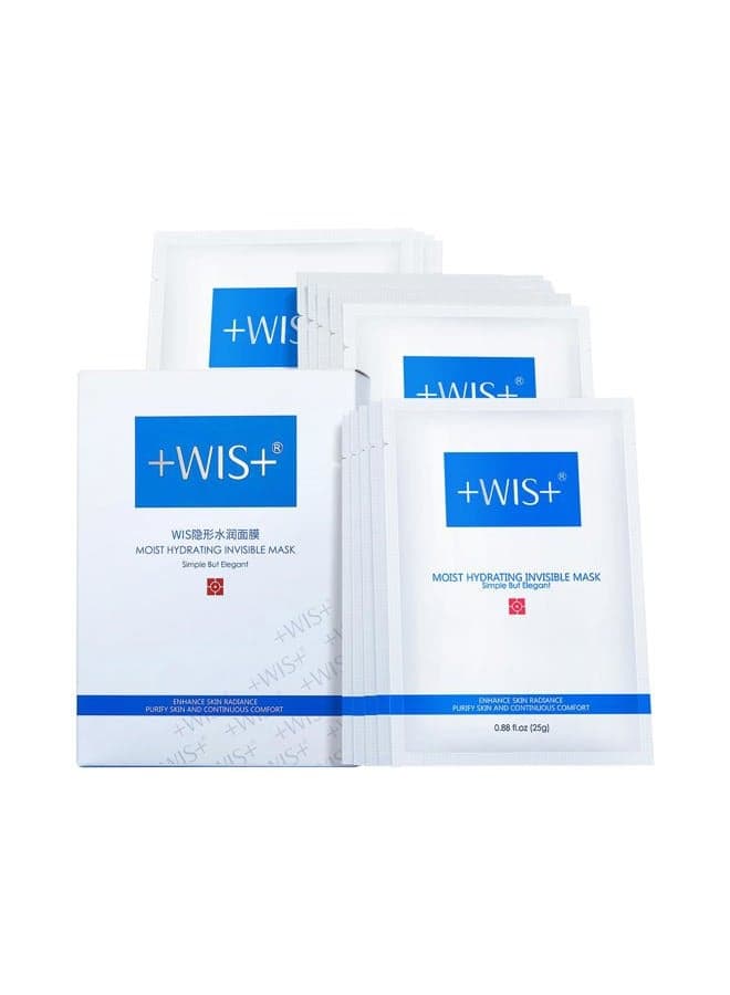 Intensive Hydrating Facial Mask Smoothing Face Sheet Mask 24 Pack, Deep Moisturizing with Hyaluronic Acid, Oil Control, Shrink Pores Firming Anti-aging with Collagen