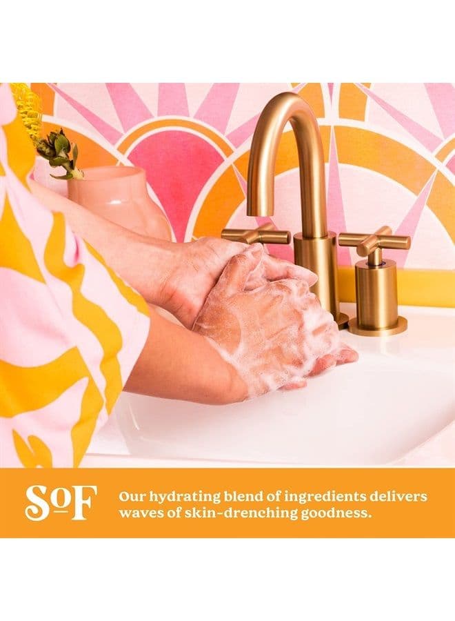 Orange Blossom & Honey Liquid Hand Wash by SoF Body Care (Formerly South of France Body Care) | Moisturizing Liquid Hand Soap with Sea Algae | 8 oz Pump Bottle Each | 3 Bottles