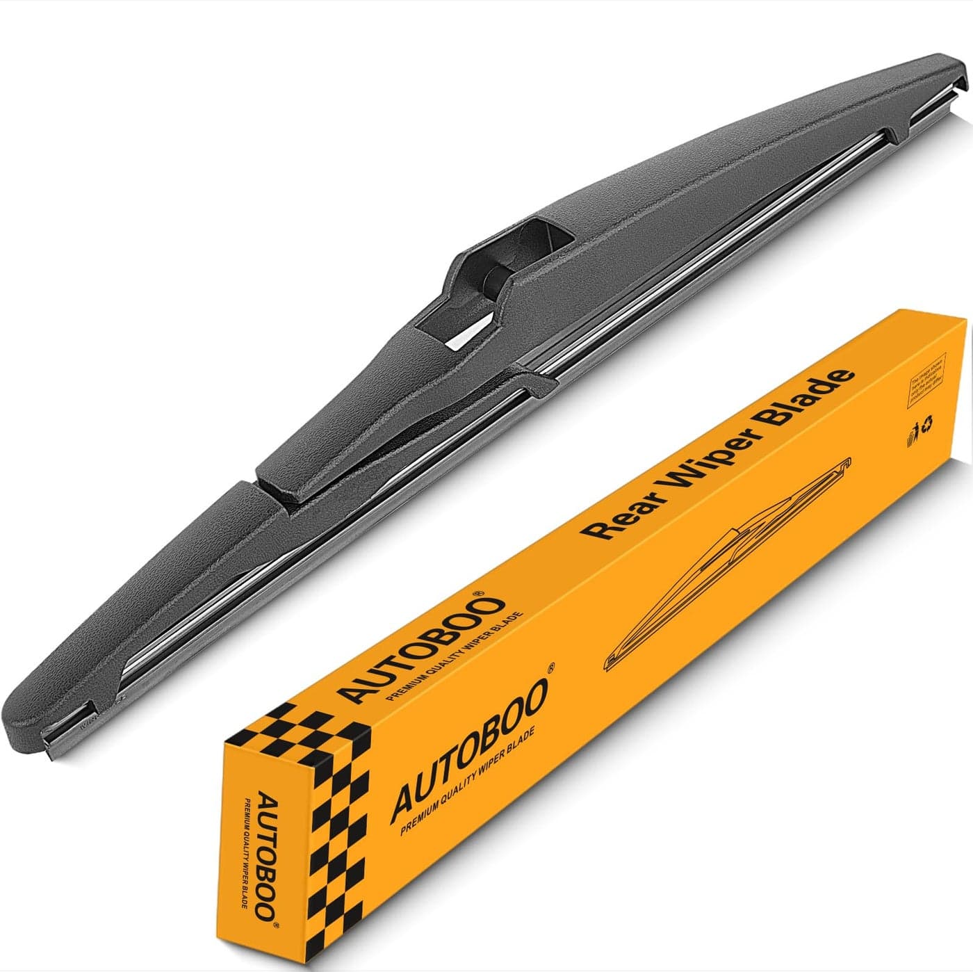 AUTOBOO 10 Inch Rear Wiper Blade Replacement for TOYOTA RAV4 2018 2017 2016 2015 2014 2013 Highlander 2023 20222020 Jeep Compass 20232019 2018 Genuine OE Back Windshield Wiper Blade Pack of 1