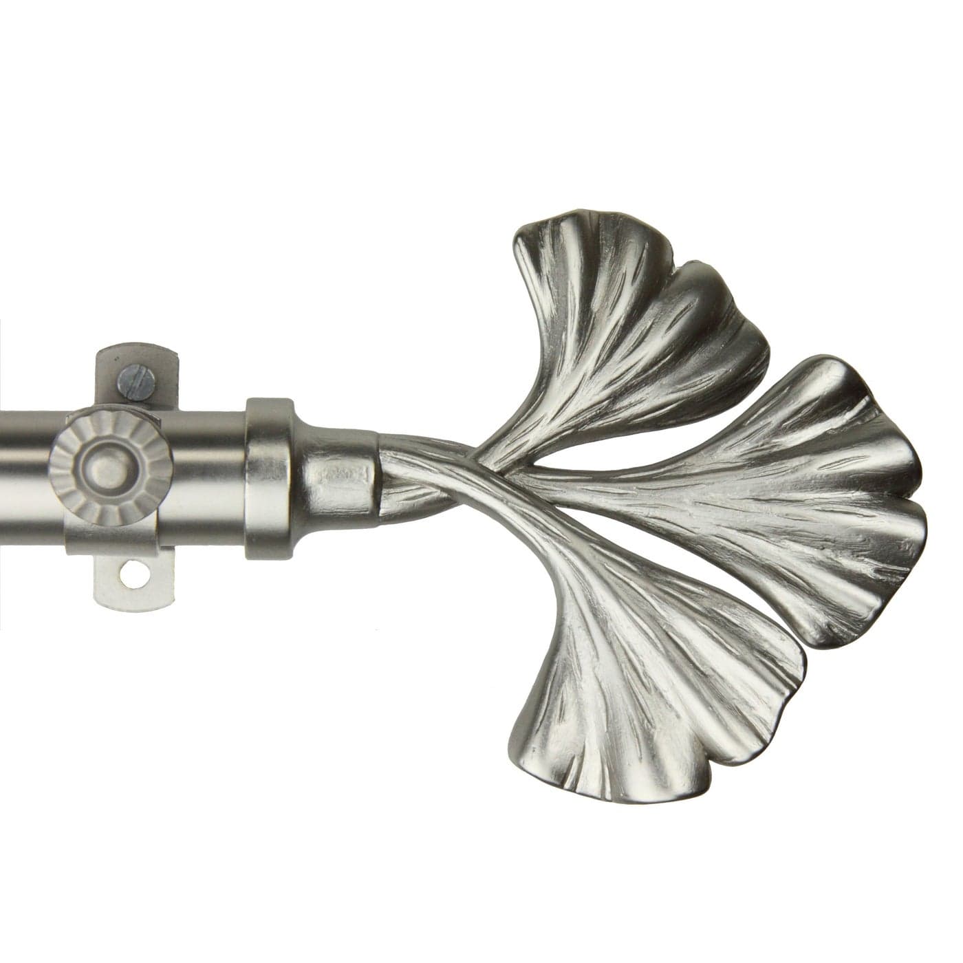 Rod Desyne Fortune Curtain Rod 66120 Satin Nickel