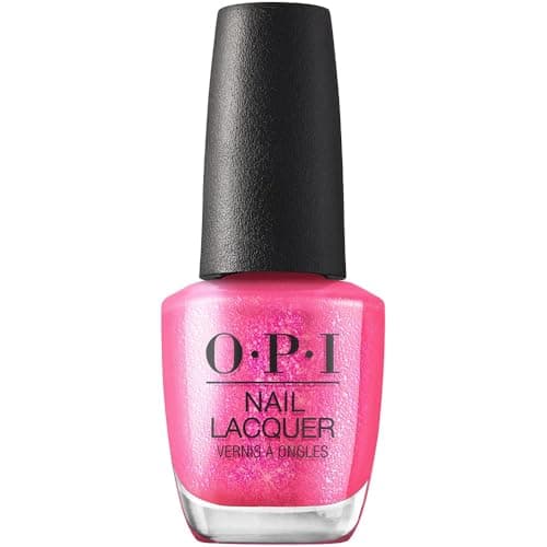 OPI Nail Lacquer Spring Break the Internet | Sheer Bright Pink Shimmer Chip Resistant Nail Polish | Me, Myself Collection