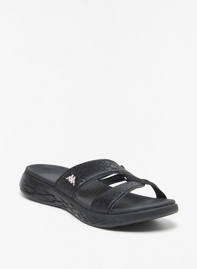 Women'S Slip-On Cross Strap Slides