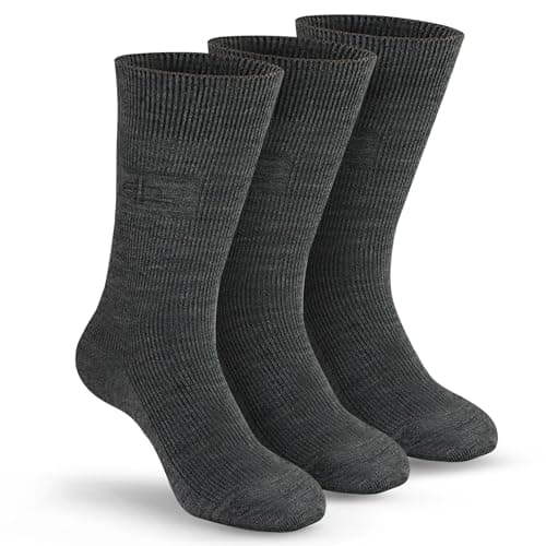 HEELIUM Woolen Socks for Men and Women | Soft, Warm & Durable Winter Socks | Non-Irritating, Thermal & Lightweight | Crew Length Socks | Perfect for Cold Weather & Winter Comfort
