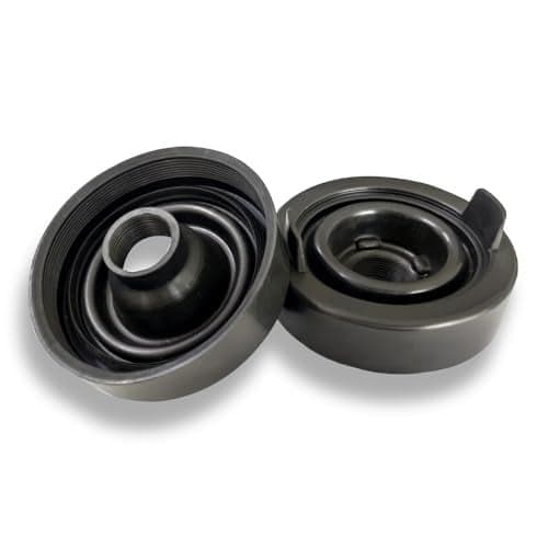 awlbed 2 PCS Car H4 Light Bulb Dust Cover 85mm ID High Temperature Resistant Silicone Rubber Ring Waterproof Flame Retardant Sealing Extension Cover Suitable for Most Car Models Black