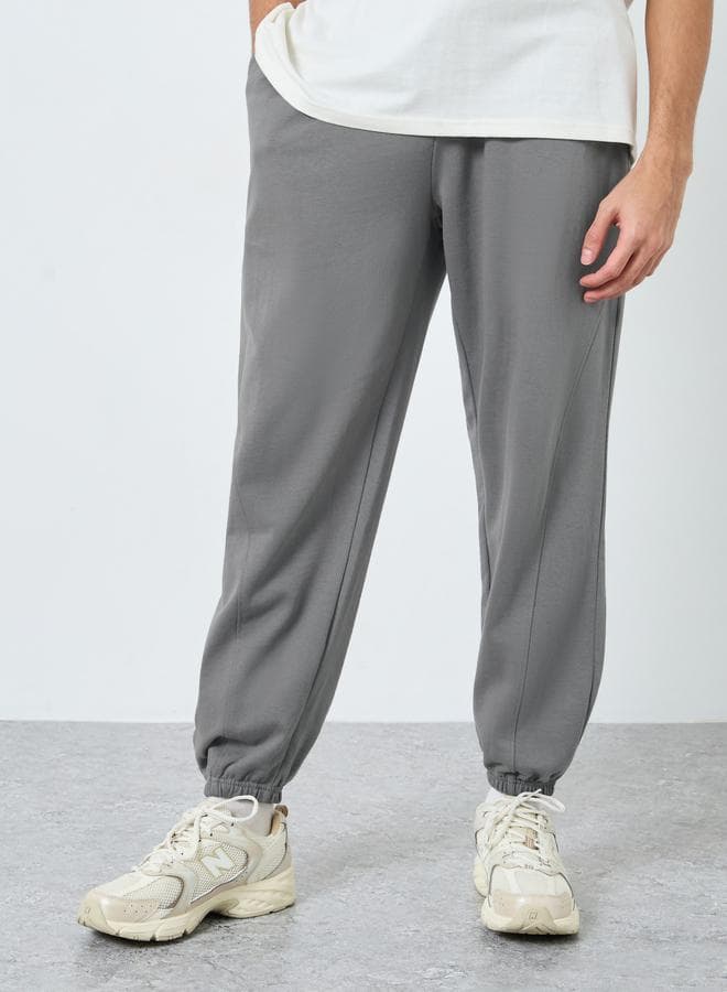 Men Heavy Fleece Joggers With Drawstring