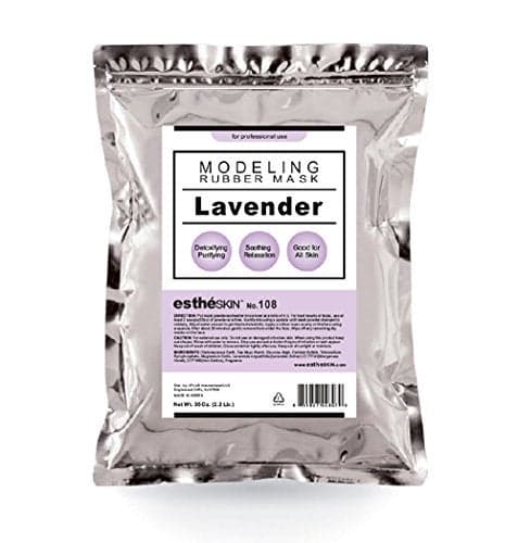 estheSKIN No108 Lavender Modeling Mask Powder for Professional Facial Treatment 35 Oz 1 pack