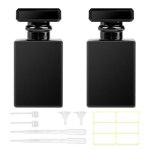 Gsteng portable glass perfume bottle empty refillable travel pefume atomizer 50ML
