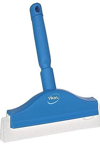 Vikan 77513 Squeegee,Fixed Head,Bench,10",PP/RB,Blue