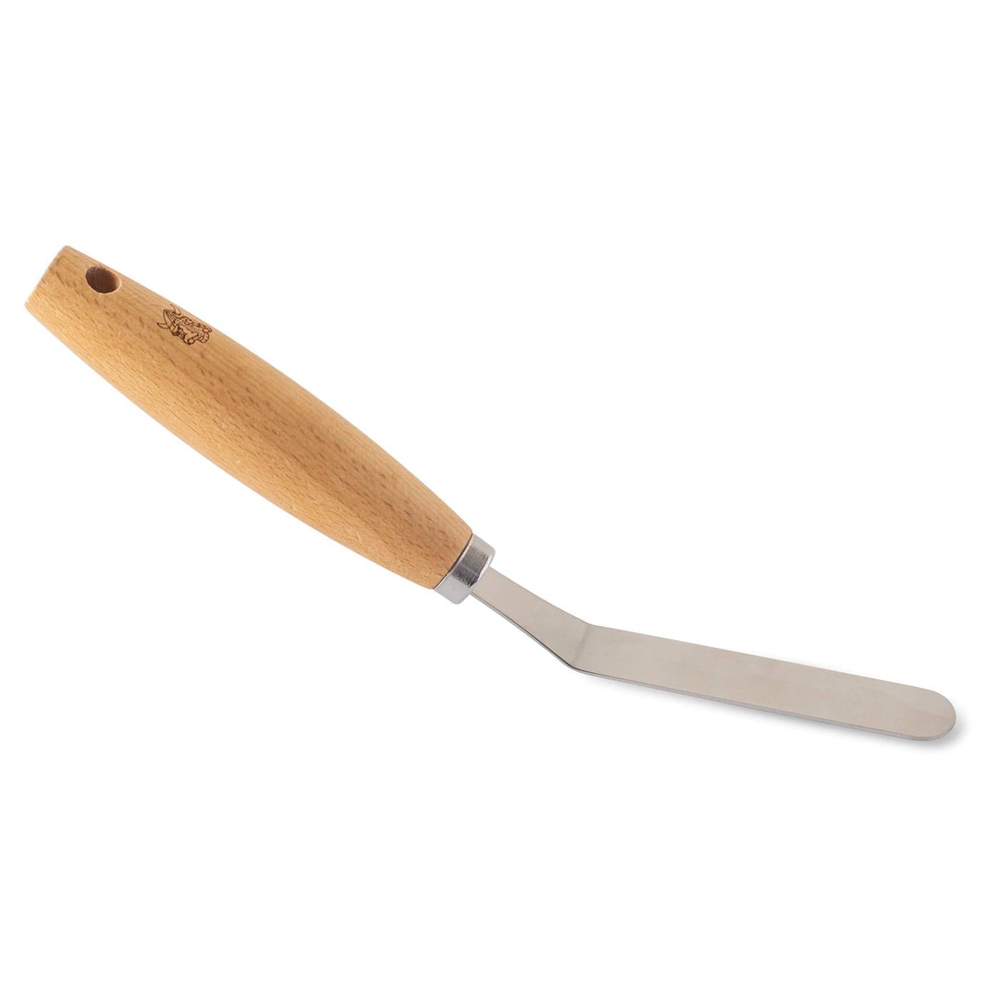 Nordic Ware Angled Icing Spatula Stainless Steel with Beachwood Handle