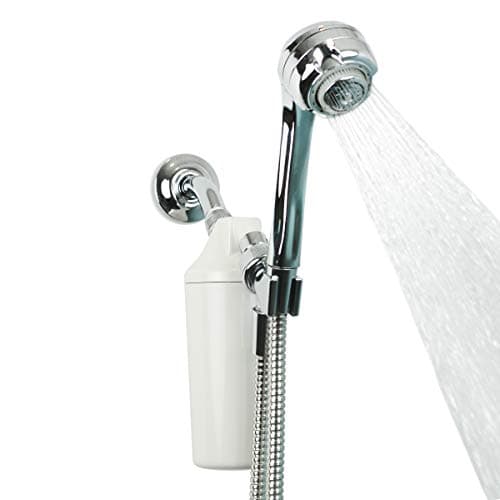 Aquasana Shower Filter Dermatologistrecommended for softer healthier skin hair Proven to reduce 90 of chlorine for 6 months High pressure Chrome wand shower head AQ4105CHR
