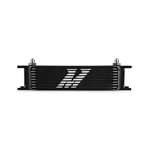 Mishimoto MMOC-10-6BK Universal 10-Row Oil Cooler, 6AN, Black