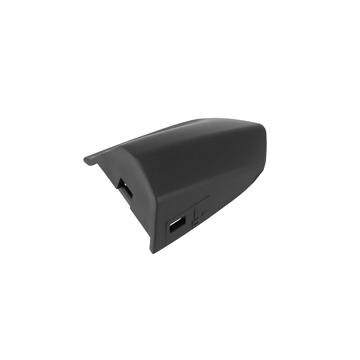 ACROPIX Door Lock Trim Cover Cap Front Driver Left Door Handle Cover Fit for Ford for Mustang 20152020 Dark Gray FR3Z63218A15AA Car Parts