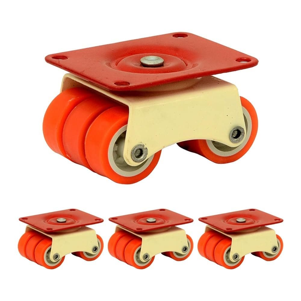 NB Crafted 360 Degrees Moving Caster Wheel with Bearing for Bed furniture Table Trolley Sofa moving Heavy Duty Weight C apacity upto 500600 Kg Pack of 4