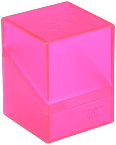 Ultimate Guard Boulder 100 Classic Deck Case for 100 DoubleSleeved TCG Cards Rhodonite Secure Durable Storage for Trading Card Games SoftTouch Finish