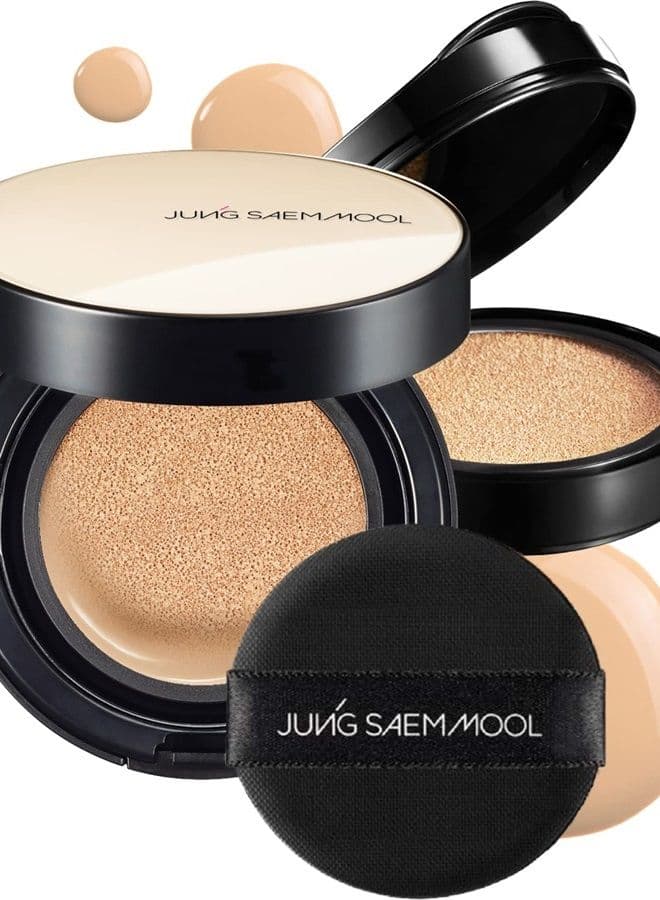 Essential Skin Nuder Cushion Foundation (Fair Light) by JUNGSAEMMOOL Beauty | Refill Included | Natural Finish | Buildable Coverage/Artist Brand