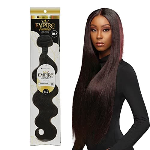 Sensationnel Empire bundles body wave 10a tangle shed free human hair for weaving and sew in styles 1 pack 24 inch NATURAL