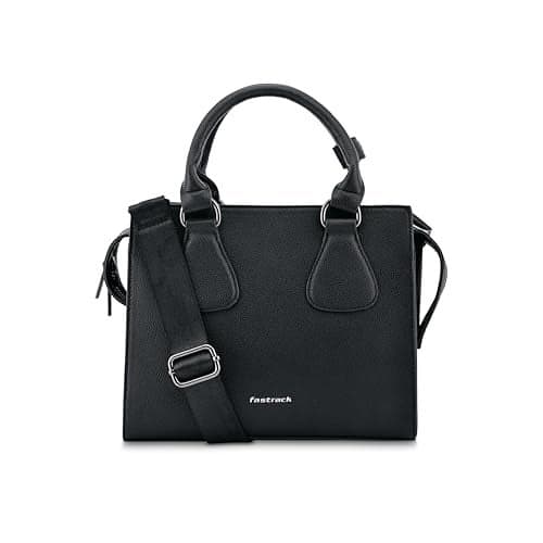 Fastrack Structured Satchel | Faux-Leather Women's Handbags | Satchel for Casual Carry