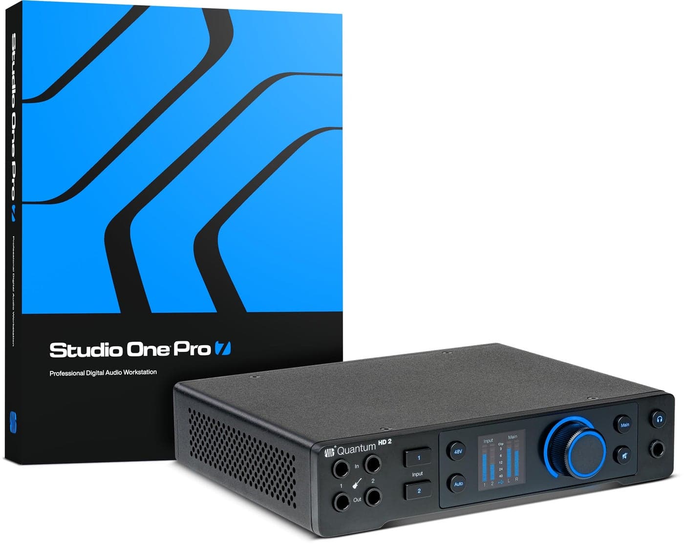 PreSonus Quantum HD 2 20 x 24, 32-bit / 192 kHz USB-C Audio Interface With Studio One Pro Software