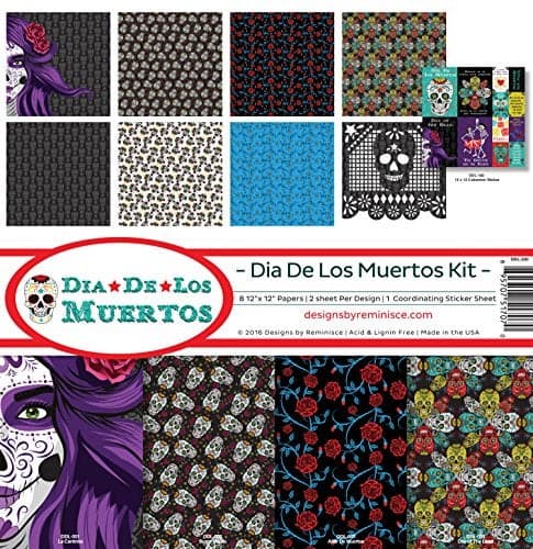 Reminisce DDL200 Dia De Los Muertos Scrapbook Collection Kit