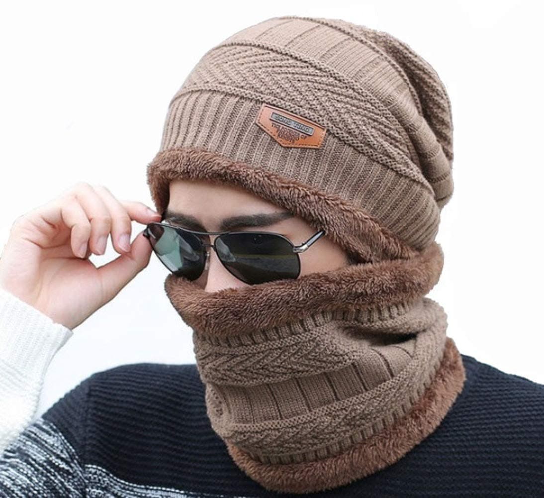 Alexvyan Unisex Wool Cap (BrownWoolen-1_Brown_Free Size).