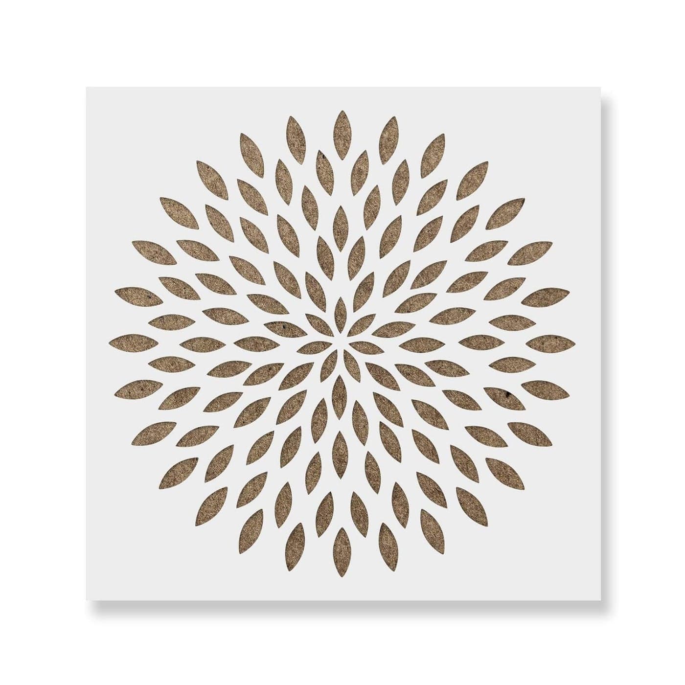 Dahlia Mandala Stencil Template for Walls and Crafts Reusable Stencils for Painting in Small Large Sizes