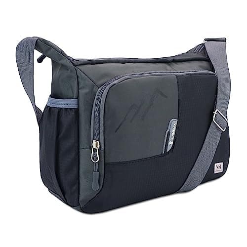 NFI essentials Sling Bag, Cross Body Messenger Bag for Business College & Classes, One Side Shoulder with Adjustable Strap (31 x 8 x 23 cm)