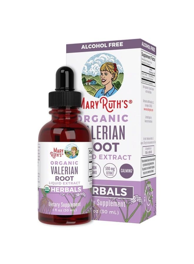 Herbal Supplement Drop, Supports Sleep, Stress Relief, Calming, Pack of 1, USDA Valerian Root, 2 Month Supply, Sugar Free, Vegan, Non-GMO, Gluten Free, 60 Servings