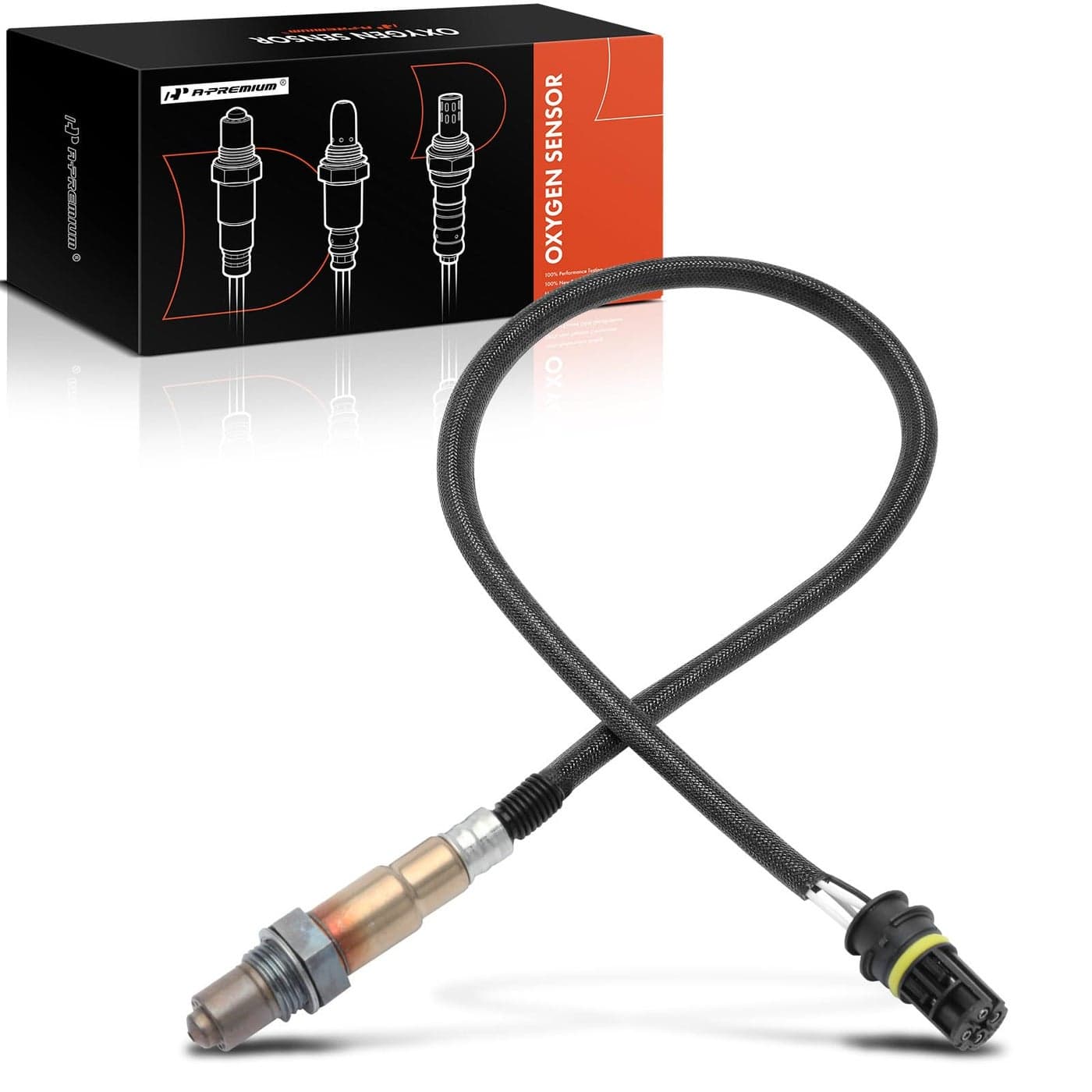 APremium O2 Oxygen Sensor Compatible with BMW 128i 135i 325i 328i 335i 528i 535i 550i 650i 740i 750i X3 X5 X6 Z4 Downstream Replace 11787545074
