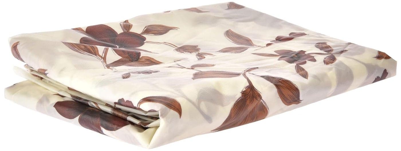 Heart Home Floral Design PVC Waterproof Double Mattress Protector 80x80 Cream CTHH06204