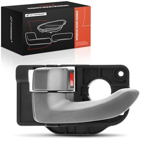 A-Premium Front or Rear Driver Side Interior Door Handle Compatible with Kia Soul 2010 2011 2012 2013, Gray, Replace# 82610-2K010