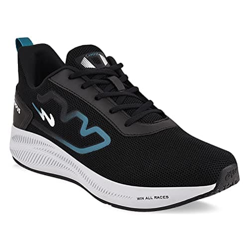 Campus Men's RAKE Running Shoes BLK/T.BLU - 7UK/India