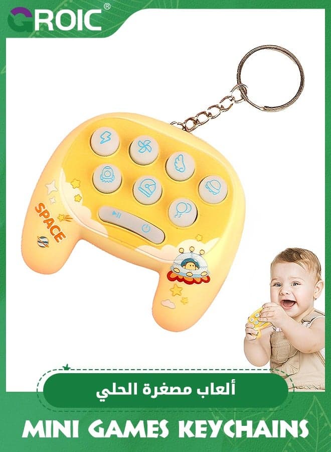 Quick Bubble Game, Fun Keychain Bubble Game, Portable Bag Charm, Classic Fidget Game, Quick Bubble Competitive Game Console Series for Kids