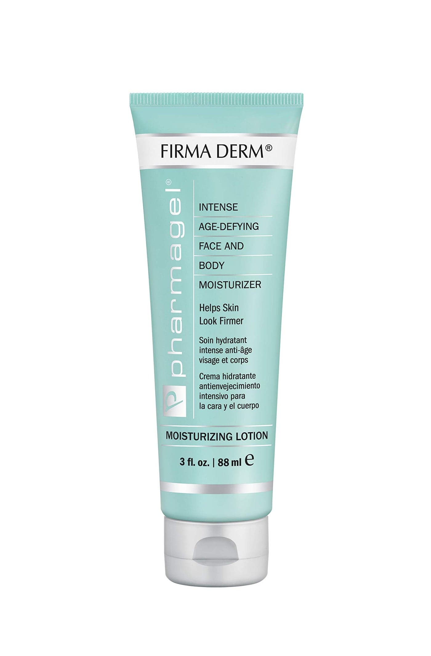 Pharmagel Firma Derm Age Defying Moisturizing Lotion Daily Moisturizer Body Lotion for Dry Skin AntiAging Firming Moisturizer 3 fl oz